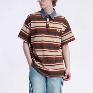 Aelfric Eden Stripe Vintage Polo Tee